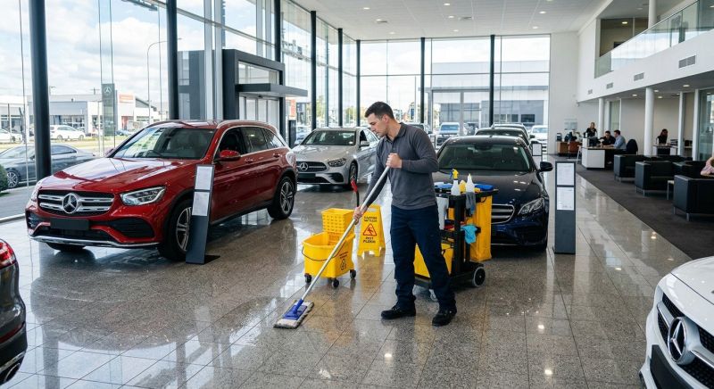 Automobile Dealership Cleaning in Conroe, TX