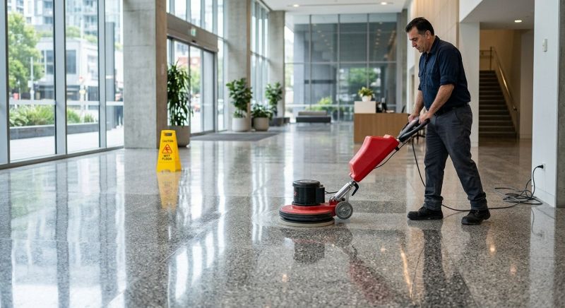 Commercial Floor Shining in Orange County, CA