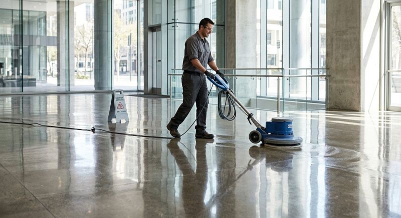 Commercial Floor Shining in Madison, WI