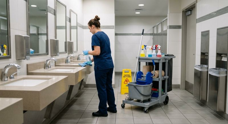 Commercial Restroom Cleaning in Frisco, TX