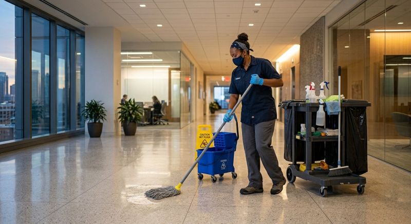 Janitorial Mopping Service in Denton, TX